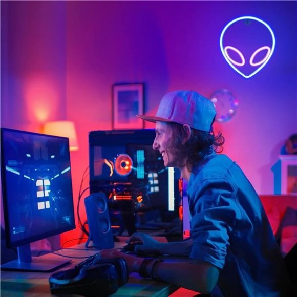 3PCS Neon Signs for Wall Decor,LED Neon Lights for Bedroom,USB orBattery Powered - Picture 6 of 6